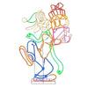 Disney 53.15 inch Neon Goofy Christmas Decoration