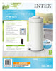 Intex Krystal Clear Cartridge Filter Pump for Above Ground Pools, 530 GPH Pump Flow Rate, 110-120V with GFCI