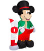 Gemmy 7-FT Tall Caroling Mickey Mouse with Noel Sign Christmas Inflatable