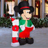 Gemmy 7-FT Tall Caroling Mickey Mouse with Noel Sign Christmas Inflatable