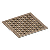 Newport Brass 233-603/06 Antique Brass 6'' Square Shower Drain