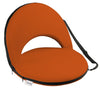 Alpcour Portable Reclining Stadium Seat with Back Pocket Orange
