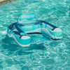Blue Wave Drift + Escape U-Seat Inflatable Lounger, Blue