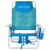 Nautica 5-Position Lay Flat Portable Beach Backpack Chair (Bayside)