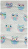 Nuby 4-Pack Neutral Receiving Blankets Gift Set, Owl