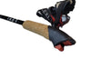 LEKI Nordic Walking Instructor Trekking Pole with Cork Grip Black 100cm-130cm
