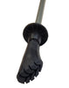 LEKI Nordic Walking Instructor Trekking Pole with Cork Grip Black 100cm-130cm