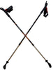 LEKI Nordic Walking Spin Black/Orange Trekking Pole 100cm-135cm