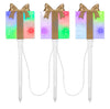 Gemmy Orchestra of Lights 3 LED Color-Changing Gift Box Pathway Stakes