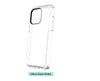onn. Rugged Phone Case with Holster for iPhone 15 Pro - Clear
