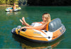 Intex Mega River Run XL Inflatable Floating Lake Tube 52inX49inX21in Orange