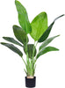HAIHONG Artificial Bird of Paradise Plant, Fake Tree with Realistic Leaves