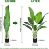 HAIHONG Artificial Bird of Paradise Plant, Fake Tree with Realistic Leaves
