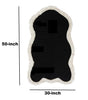 Luxury Faux Fur Orthopedic Dog Bed Memory Foam Dog Bed White/Brown L/XL