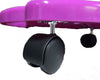 Champion Sports 12-inch Plastic Scooter Board with Handles Multicolor Set of 6