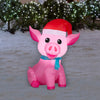 Holiday Living 3.5-ft Lighted Pig Christmas Inflatable