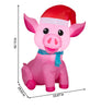 Holiday Living 3.5-ft Lighted Pig Christmas Inflatable