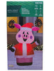 Holiday Living 3.5-ft Lighted Waving Pig in a Santa Suit Christmas Inflatable