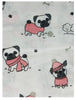 Nuby 4-Pack Pink Pug Girl Receiving Blankets Gift Set