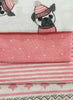 Nuby 4-Pack Pink Pug Girl Receiving Blankets Gift Set