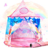 Kids Pop Up Play Tent Rainbow Unicorn with Mat for Toddlers
