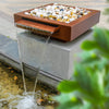 PONDO 24'' Stainless Steel Square Garden Water Bowl