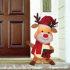 Holiday Living 30-inch Lighted Pop-Up Moose Christmas Decoration