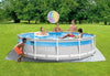 Intex 14' x 42" Prism Frame Clearview Premium Above Ground Swimming Pool Set
