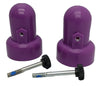 Skywalker Large Trampoline Enclosure Pole Caps 2-Pack, Purple