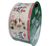 Kirkland Wire Edged Christmas Puppy Burlap Ribbon 50yards X 2.5inch