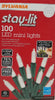 Sylvania Stay-Lit Platinum 100 LED Mini Lights Pure White 33 ft 4-Pack