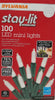 Sylvania Stay-Lit Platinum 100 LED Mini Lights Pure White 33FT (2-Pack)