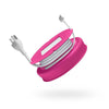 Quirky Powercurl V2 POP 60W Power Cord Wrap Wire Organizer, Pink
