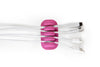 Quirky Cordies Desktop Cord Clips and Anchor for Accessory Cables (Pink)