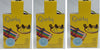 Quirky BND-1-CW1 Bandits All-Purpose Rubber Bands with Hooks 3-Pack
