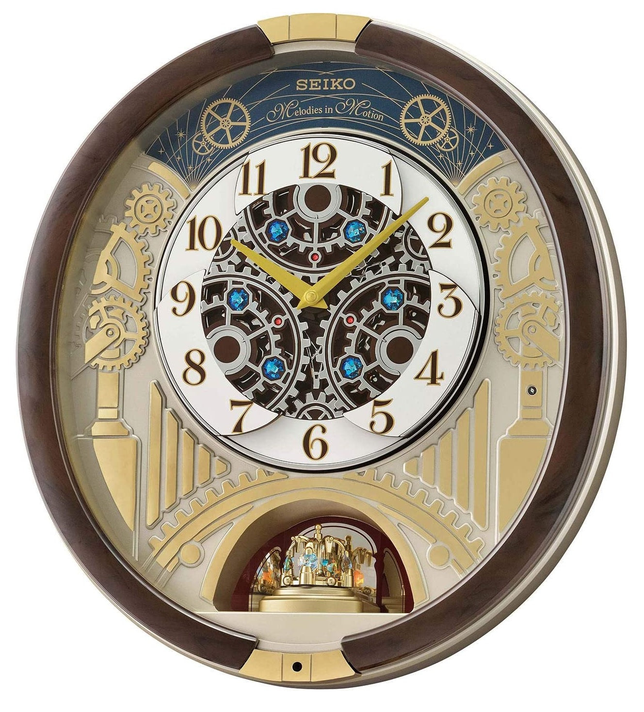 Seiko Special Collection Edition Melodies in Motion Clock with Swarovski Crystals