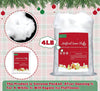 4-Pounds Fluffy Fake Snow, Cotton Snow for Christmas Village Vacuum-Packed