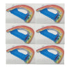 6 Pack Rare HTF RAINBOW Color New INTEX Sit N Float Inflatable Pool Raft Chair Lounge