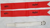 Rawlings Flag Football 2 Pack Set with Adjustable Belt and 2 Red Flags