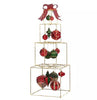 Member's Mark Pre-Lit 52-inch Stacked Giftbox Decor - Red and Gold