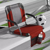 Deluxe Stadium Seat with Lumbar Support RED 300-lb Weight Capacity