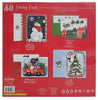 40 Holiday Cards with Self-Sealing Envelopes and Stickers - Traditional Characters