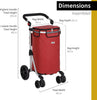Shopping Trolley on Wheels | Alexander Graham 6 Wheel Model