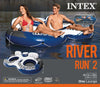 Intex River Run II Sport Lounge Inflatable Water Float 95.5in X 62in