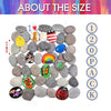120 Pcs River Rocks for Painting, 2-3in Naturally Rocks for Painting, 120 Chunk Flat Rocks for Painting, Unique Stones for DIY Gifts Art Craft Decor