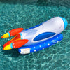 Member's Mark Novelty Rocket Inflatable Ride-On Pool Float 83in X 33in X 25in