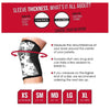 RockTape Assassins Knee Sleeves 5mm Thick (2 Sleeves) Red Camo X-Large