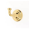 AlnoA6780PB Charlie's Robe Hook solid brass Polish Brass finish