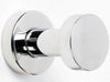 AlnoA8980PC Euro Robe Hook solid brass Polished Chrome finish