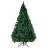 ptlsy 8-FT Artificial Pine Green Christmas Tree with Metal Stand and Decorations